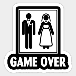 Game Over funny Sticker